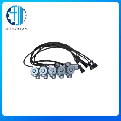 Solenoid Valve Group 206-60-51102 For PC200-6 PC200-6H Excavator Engine Spare Parts